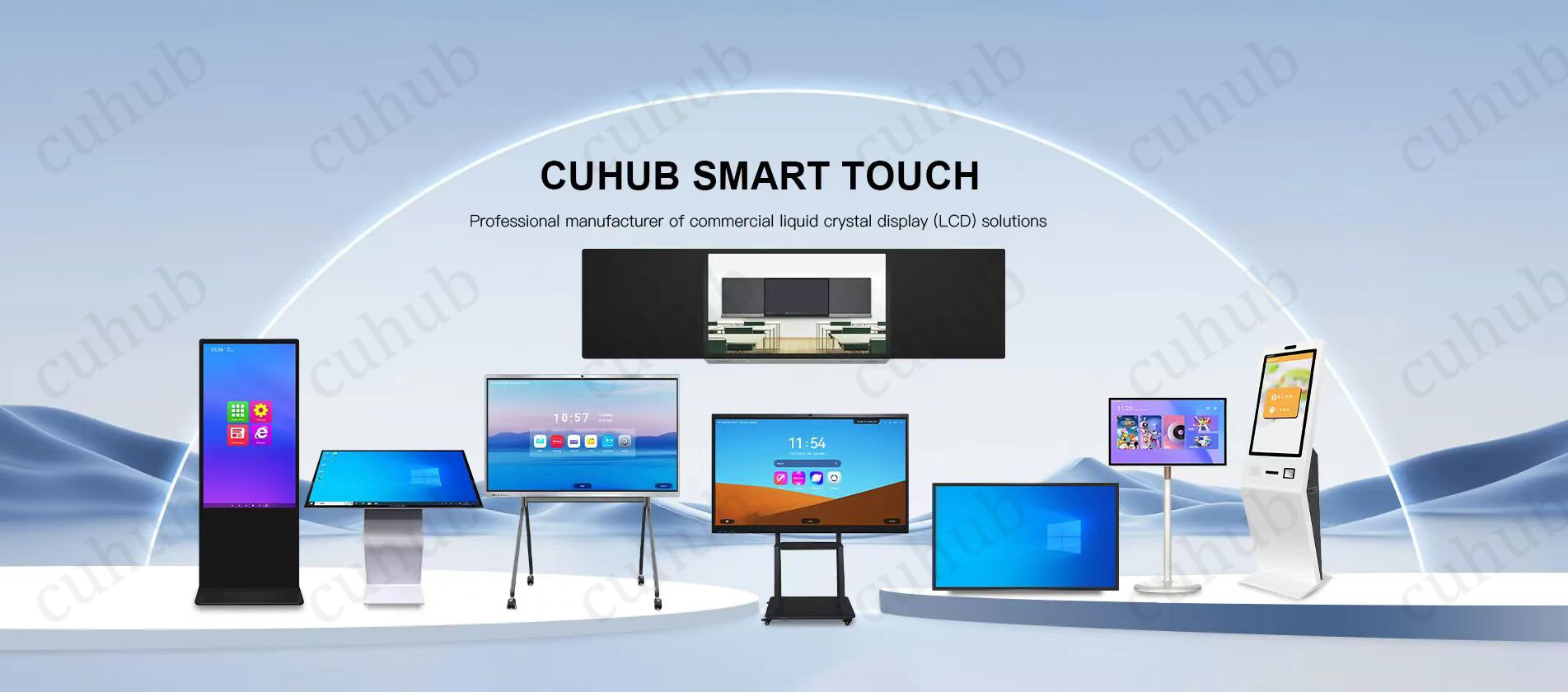 Cuhub Interaktív sík panel: Keverési technológia az ember-központú tervezéssel az okosabb együttműködéshez